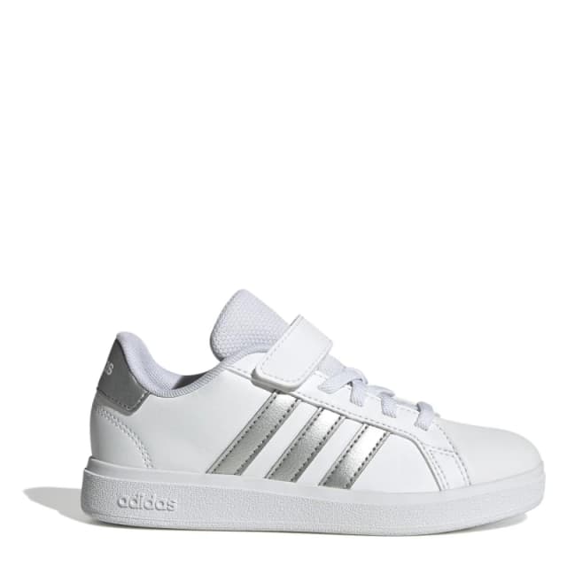 adidas Grand Court 2.0 Trainers Juniors - White White C13
