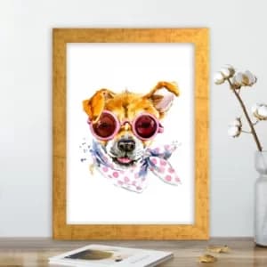 AC12291373488 Multicolor Decorative Framed MDF Painting