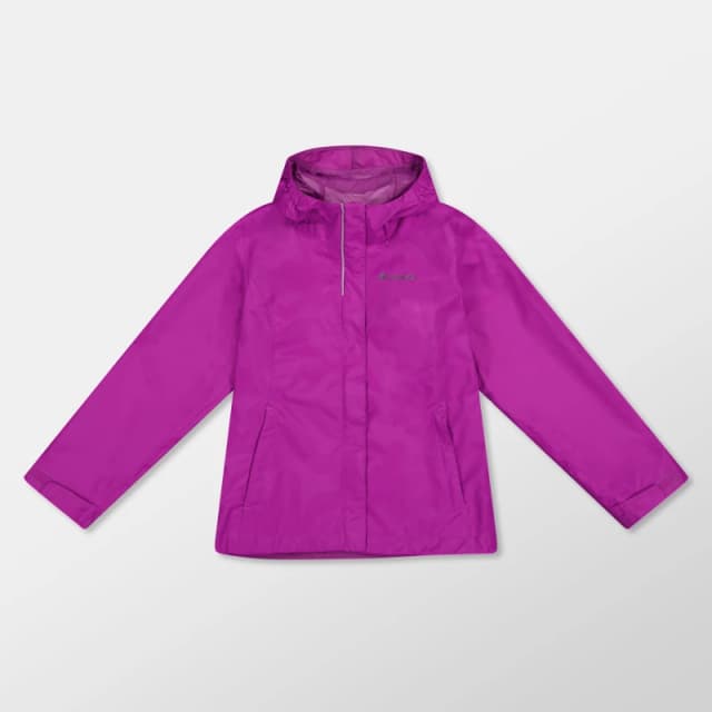 Columbia Kids Arcadia Hooded Packable Waterproof Jacket Razzle female 7-8 (S)