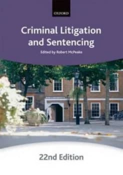 Criminal Litigation and Sentencing by Robert Mcpeake Paperback