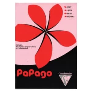 Card Bright Red A4 160GSM Pack of 250
