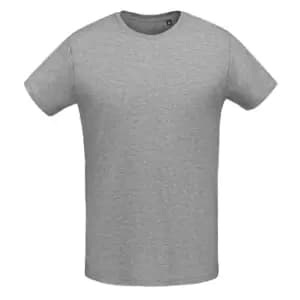 SOLS Mens Martin T-Shirt (L) (Grey Marl)