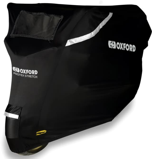 Oxford Protex Stretch Outdoor, motorbike cover , color: Black/Grey , size: XL