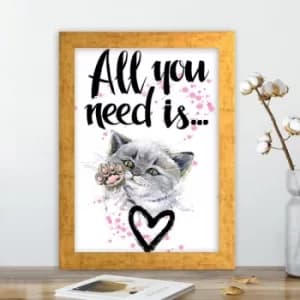 AC544735762 Multicolor Decorative Framed MDF Painting