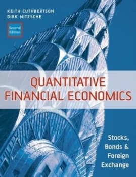 Quantitative Financial Economics by Keith Cuthbertson Paperback