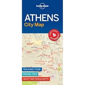 Lonely Planet Athens City Map Sheet map, folded 2018