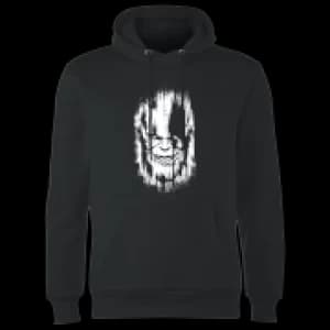 Marvel Avengers Infinity War Thanos Face Hoodie - Black