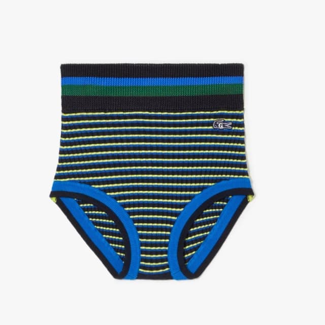 Lacoste Goop Ribbed Knit Shorts - Blue Blue 8