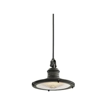 Elstead - Sayre - 1 Light Large Dome Ceiling Pendant Olde Bronze, E27