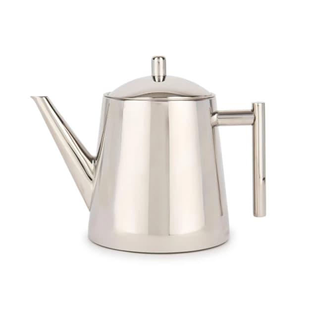 La Cafetiere Stainless Steel Infuser Teapot Silver