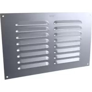 Louvre Vent 9" x 6" in Silver Aluminium
