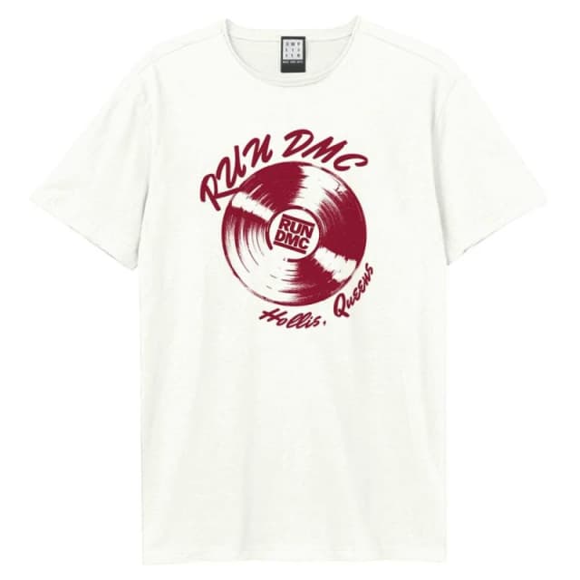 Amplified Mens Rrd Run DMC T-Shirt in White Size: XS White Male XS