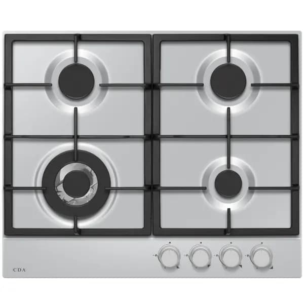 CDA HPG6200SS 59cm Gas Hob - Stainless Steel