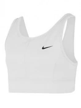 Nike Older Girls Swoosh Luxe Bra - White