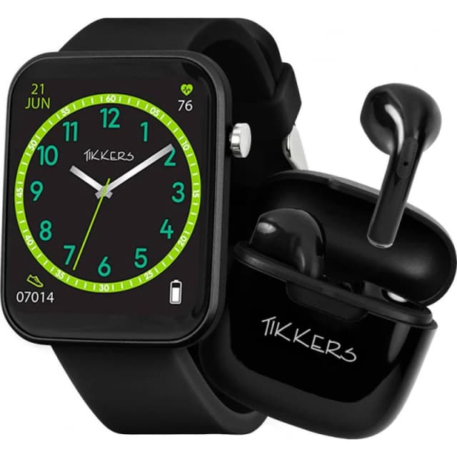 Tikkers TKS13-0032-SET Series 13 35mm Watch in Black Unisex One Size