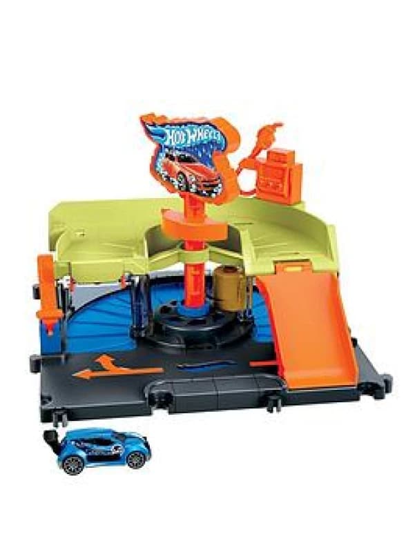 Hot Wheels Hot Wheels City Downtown Express Car Wash & Toy Car Playset