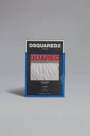 DSQUARED2 Men Twinpack trunk Ivory Size M 94% Modacrylic 6% Elastane