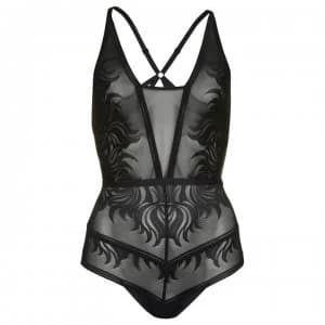 Triumph Palm Bodysuit - Black 0004