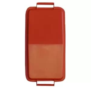Snap-on lid, with 2 handles, for 60 l capacity, lies loosely on top, red