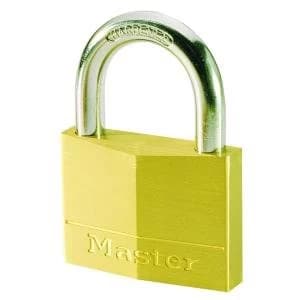 Master Lock Magnum Padlock 30mm Solid Brass with Keys 40043