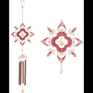 Red Abstract Windchime