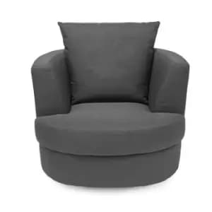 Bliss Swivel Chair Small Grey