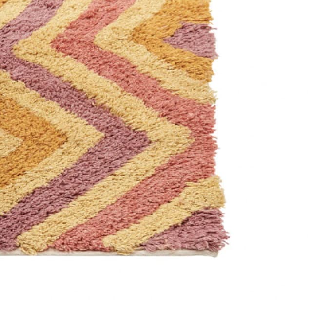 Beliani Rug Canakkale Multicolour 160 X 230 Cm Cotton