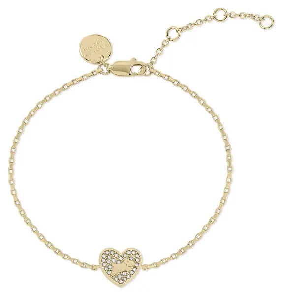 Radley RYJ3386S 18ct Gold Plated PavA Stone Heart Jewellery
