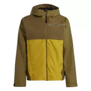 adidas Terrex Multi RAIN. RDY 2-Layer Rain Jacket Mens - Green