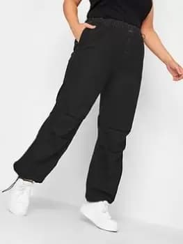 Yours Parachute Jean Flat Black, Size 16, Women