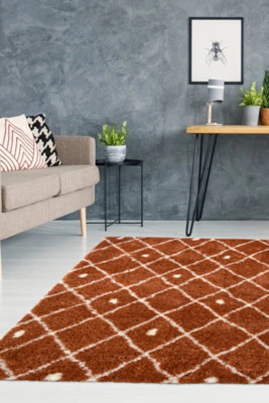Snug Nomadic Terracotta 120X170cm Rug, Orange I044A-SG043 120