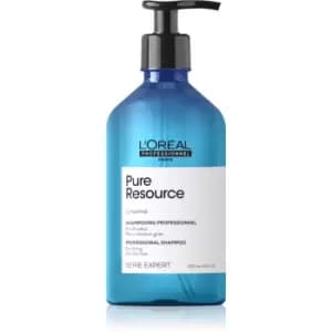 LOreal Professionnel Serie Expert Pure Resource Deep Cleanse Clarifying Shampoo For Oily Hair 500 ml