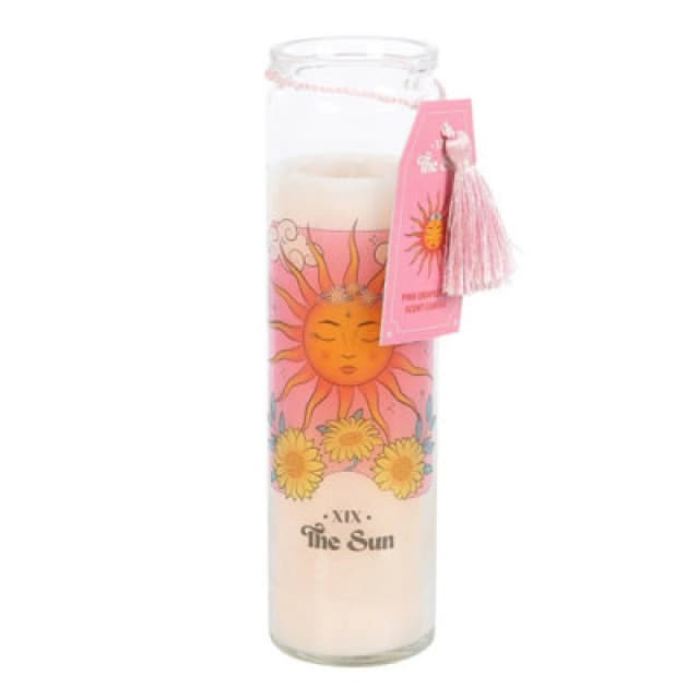 Something Different Something Different The Sun Grapefruit Tube Candle in Pink Pink One Size Unisex 5063527153975