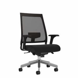 TC Office Willow Mesh Chair, Black
