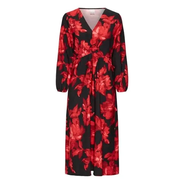 Ichi Womens long dress Ichi Lysine Rouge Female 40