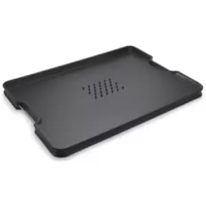 Joseph Joseph Cut & Carve Plus Chopping Board Black Extra Large