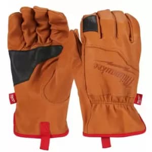 Milwaukee Leather Gloves Brown L