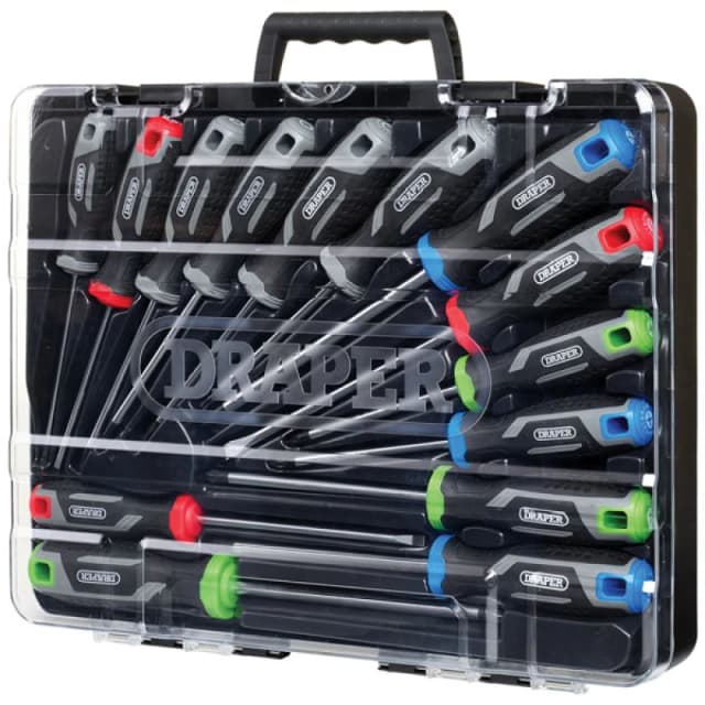 Draper Draper - set 7 - 14PC set - regular (l) Soft Grip Screwdriver Set with tx-star (14 Piece) 13437