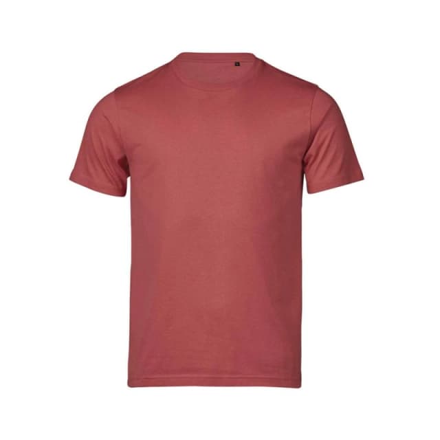 TEE JAYS Mens Urban Luxury T-Shirt in Dark Pink Size: XS Dark Pink Male XS