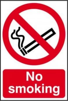 No Smoking Sign, Self Adhesive Vinyl