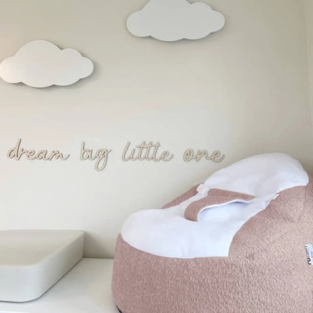 rucomfy Beanbags rucomfy Snug Gaga Baby Bean Bag - Soft & Supportive Newborn Seat in Dusty Pink Dusty Pink Unisex