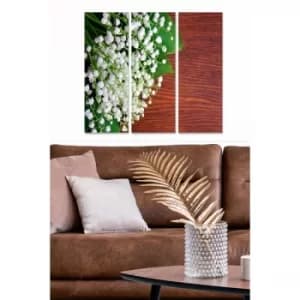 MDF7239770 Multicolor Decorative MDF Painting (3 Pieces)