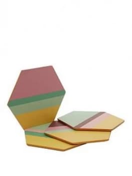 Premier Housewares Mimo Miami Strip Coasters Set Of 4