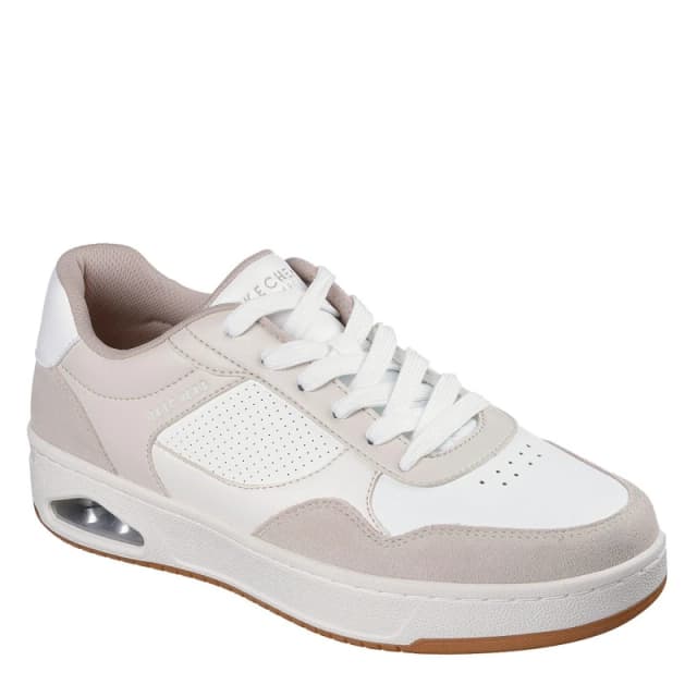 Skechers Mens Uno Court Trainers Moonlight/White male 7 (41)