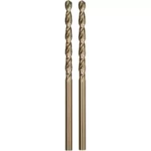 DEWALT HSS-E Cobalt Jobber Drill Bits 2.5mm Pack of 2