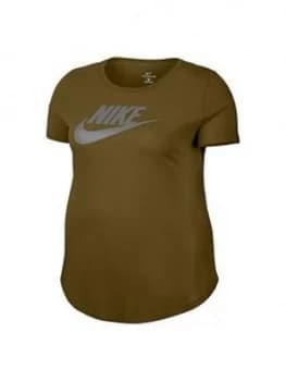 Nike Nsw Essential Futura T-Shirt (Curve) - Olive