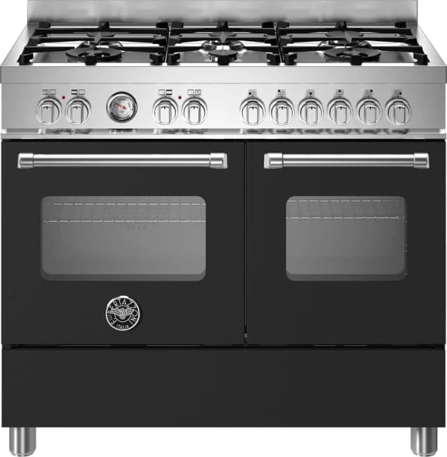 Bertazzoni MAS106L2ENEC 100cm Master Series Dual Fuel Range Cooker - BLACK MAS106L2ENEC