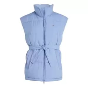 Tommy Jeans Tjw Belted Padded Vest - Blue