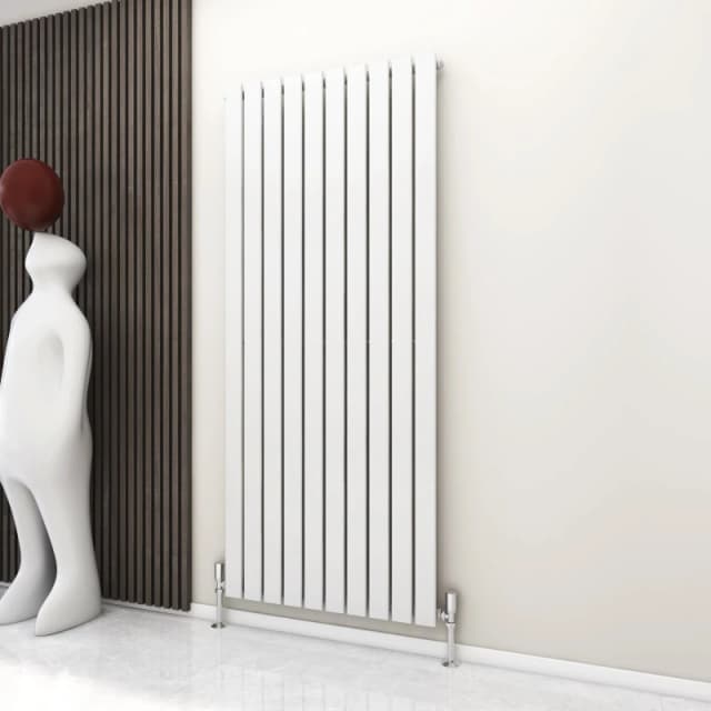 MCC DIRECT Mcc Direct - 1800 x 680mm Single Designer Flat Panel Central Heating Radiator white HS3401