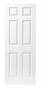 Wickes Woburn Internal Fire Door White Grained Moulded 6 panel 1981x686mm